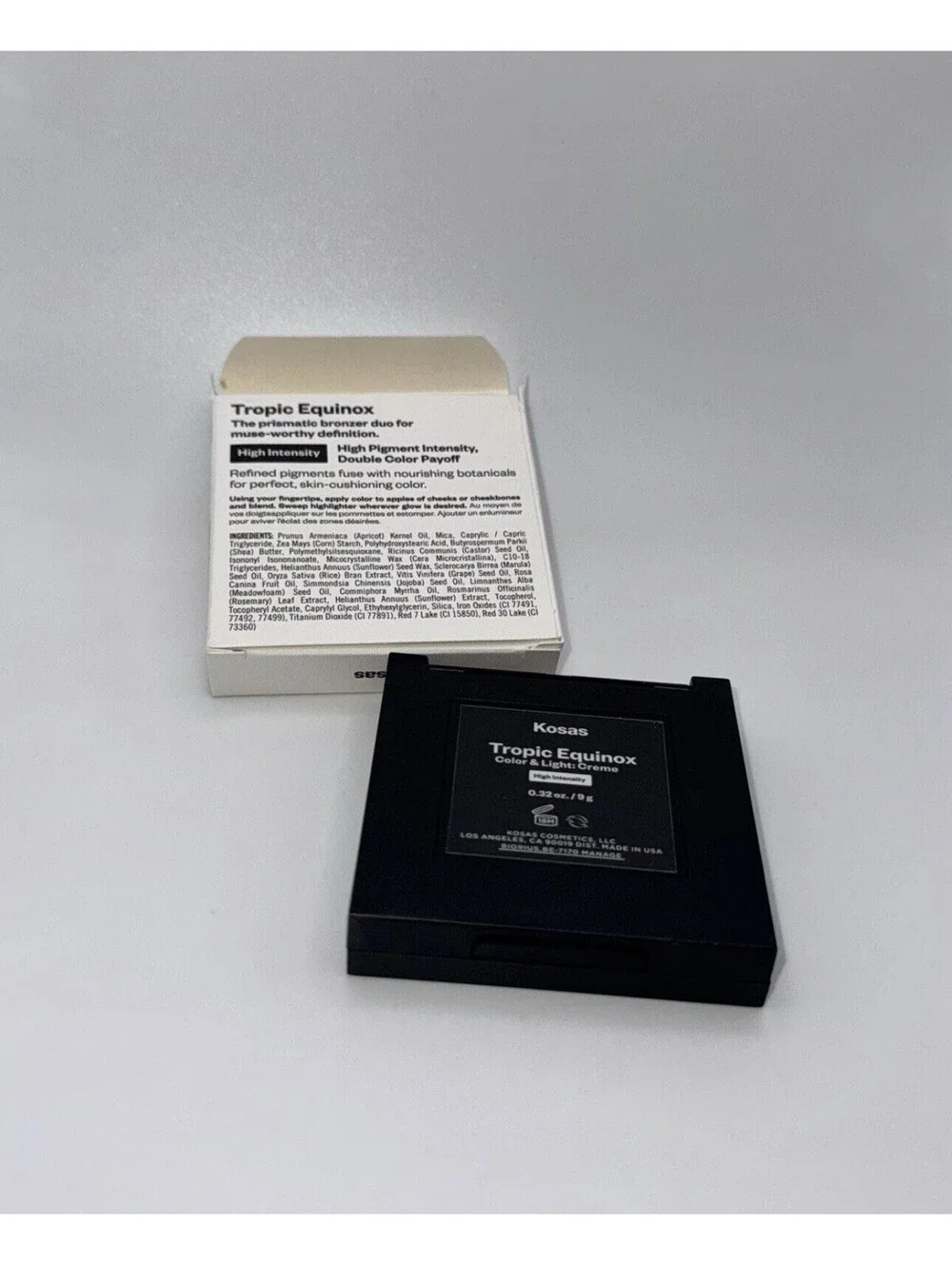 Kosas Color & Light Cream Blush & Highlighter Duo Tropic Equinox